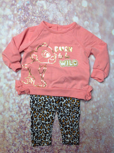 Disney PINK & BROWN 2 PC Outfit