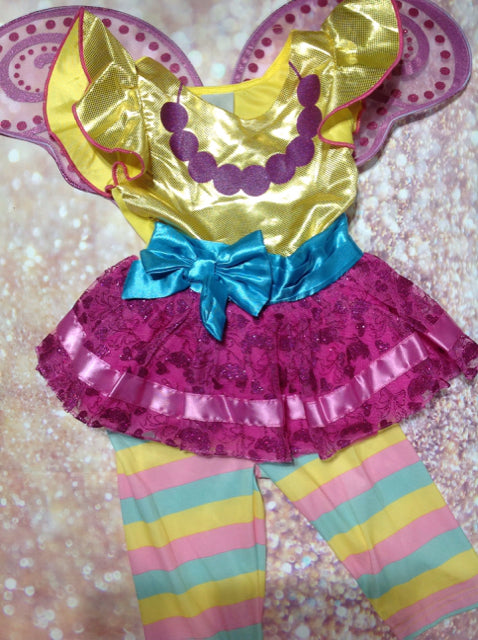 Disney PINK & YELLOW Butterbean Costume