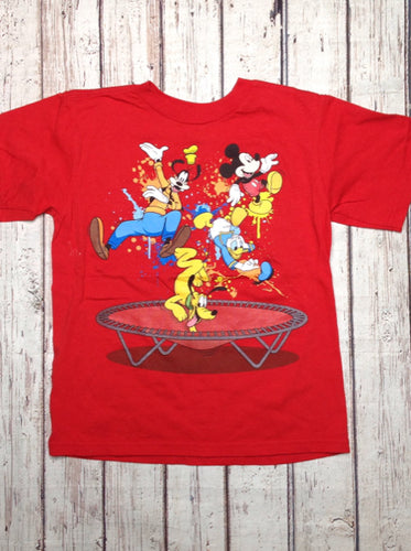 Disney Red Print Mickey Top