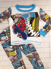 Disney Store Blue & White Spiderman Sleepwear