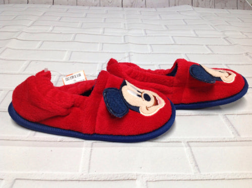 Disney Store Red & Navy Slippers