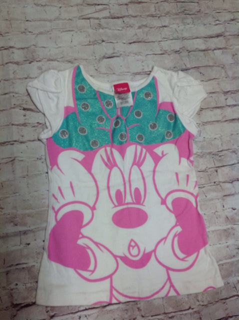 Disney White & Pink Top