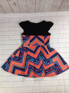 Dream Girl Coral Print Dress