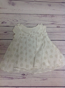 Dylan & Abby White & Gray Dress