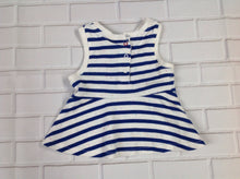 Elen Degeneres Blue & White Top