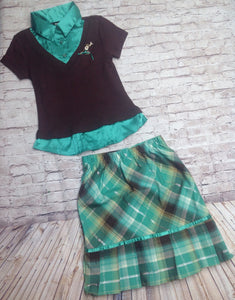 Emily West BROWN & GREEN 2 pc Set