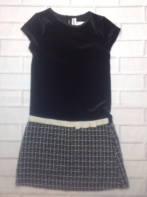 Emily West Black & White Dress