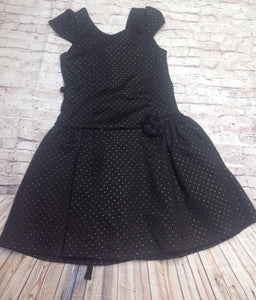 Emily West black & gold Dress