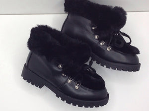 Espirit BLACK FUR Youth Girl Footwear Boots