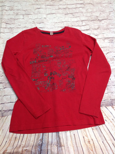 Espirit Red Print Top