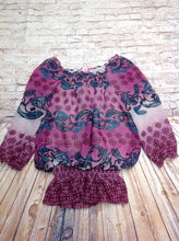 FANG Purple Print Top