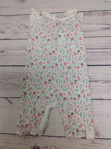 FEATHER BABY White Print One Piece
