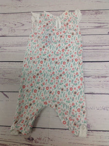 FEATHER BABY White Print One Piece