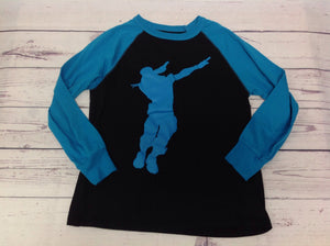 FORTNITE BLUE & BLACK Dance Top