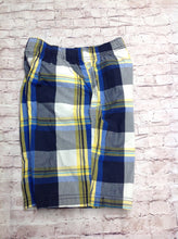 Faded Glory BLUE & YELLOW Plaid Shorts