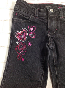 Faded Glory Black & Pink Pants