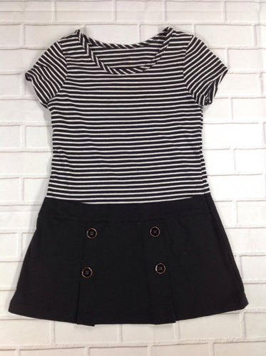 Faded Glory Black & White Dress