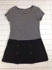 Faded Glory Black & White Dress