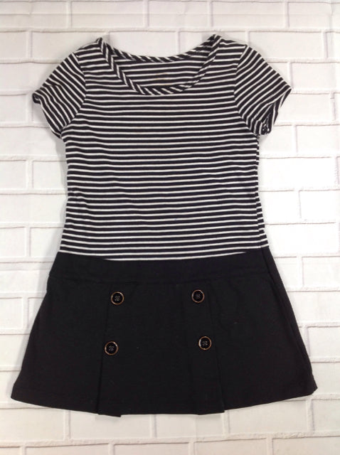 Faded Glory Black & White Dress