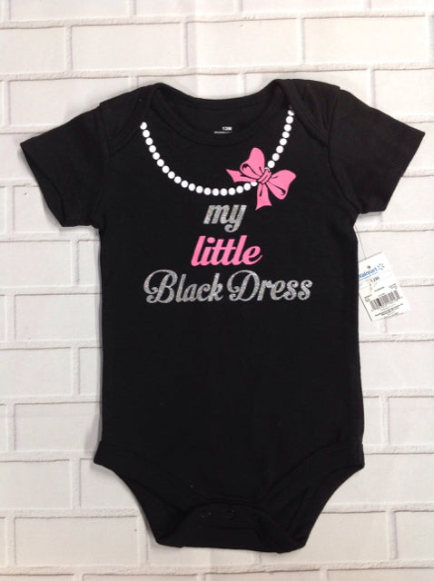 Faded Glory Black Onesie