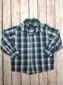 Faded Glory Blue & Green Top