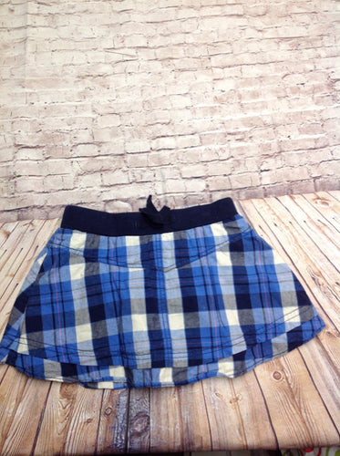 Faded Glory Blue & White Skort