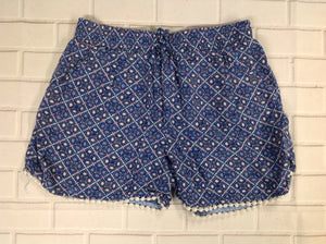 Faded Glory Blue Print Shorts