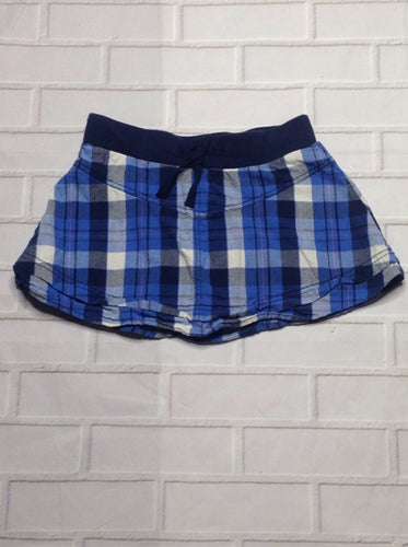 Faded Glory Blue Print Skort