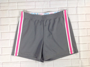 Faded Glory Gray & Pink Shorts