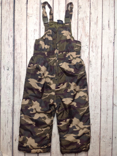 Faded Glory Green & Beige Snowpants