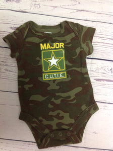Faded Glory Green CAMO Top