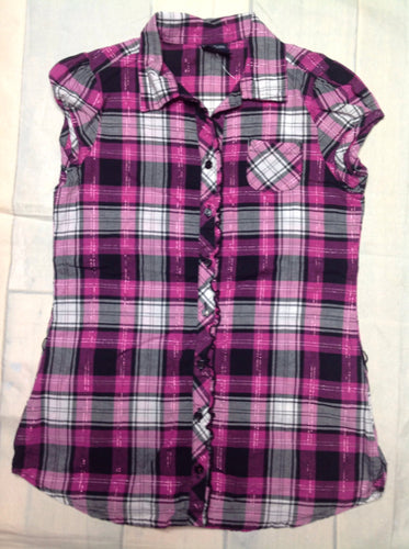Faded Glory Polka Dot Top