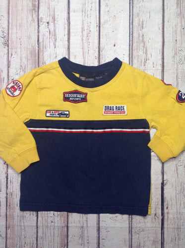 Faded Glory YELLOW & BLUE Top