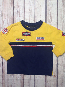 Faded Glory YELLOW & BLUE Top