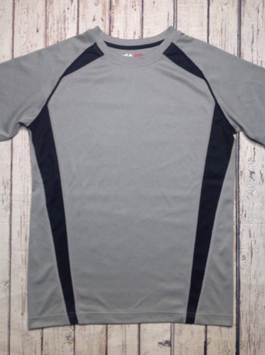 Fila Black & Gray Mesh Top