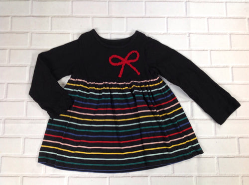 First Impressions Black Print Top