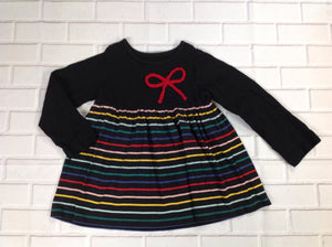 First Impressions Black Print Top