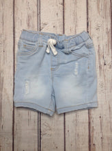 First Impressions Light Denim Distressed Shorts