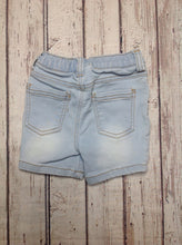 First Impressions Light Denim Distressed Shorts