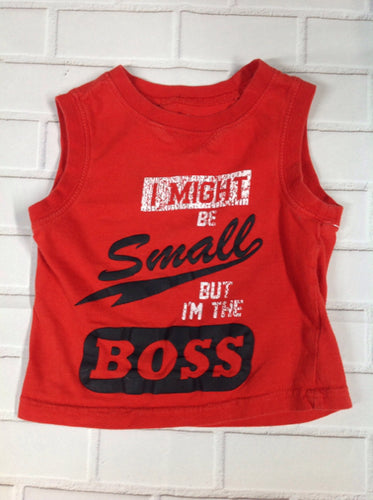 First Impressions Red Print Top
