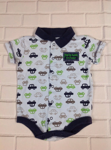 First Moments Blue Print Top
