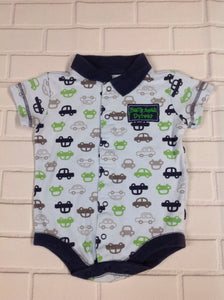 First Moments Blue Print Top