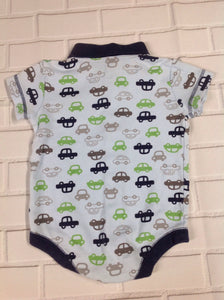 First Moments Blue Print Top