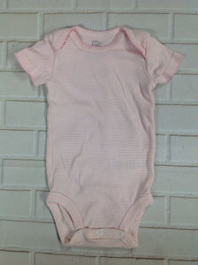 First Moments PINK PRINT Onesie
