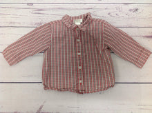 First Moments Red Print Top