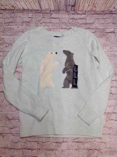 GAP KIDS Baby Blue & Gray Top
