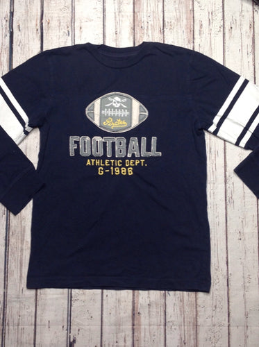 GAP KIDS Blue & White Football Top