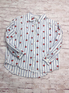 GAP KIDS Blue & White Top