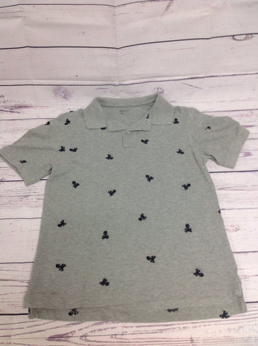 GAP KIDS GRAY PRINT Skull & Crossbones Top
