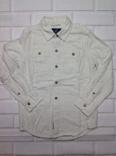 GAP KIDS Off-White & Gray Top